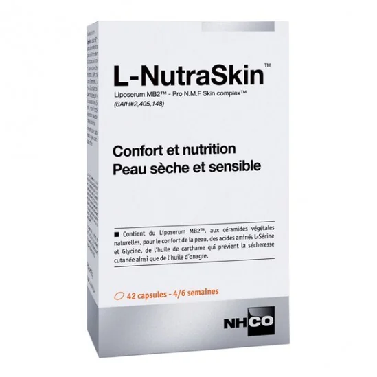 Nhco L-nutraskin confort et nutrition peau sèche 42 capsules