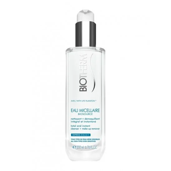 Biotherm biosource eau micellaire nettoyante et démaquillante 200ml