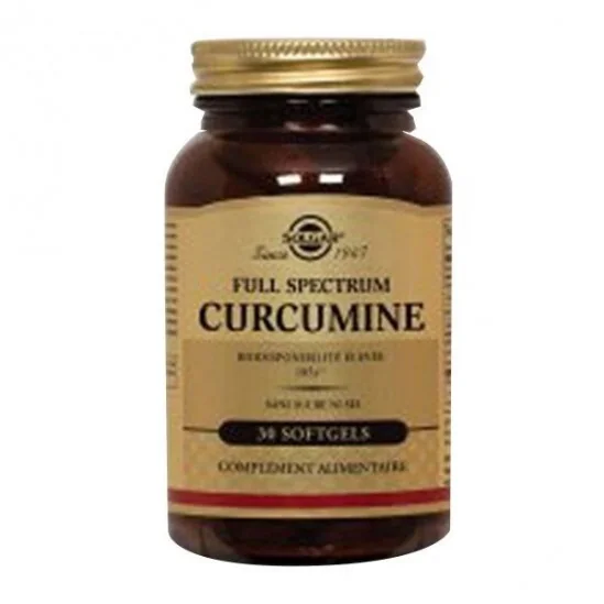 Solgar full spectrum curcumine 30 softgels