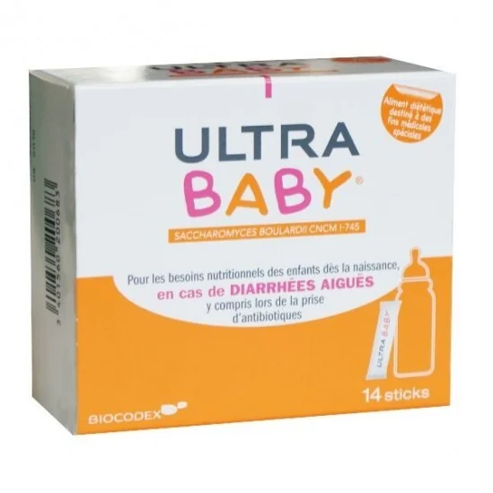 Biocodex Ultra Baby boîte de 14 sticks