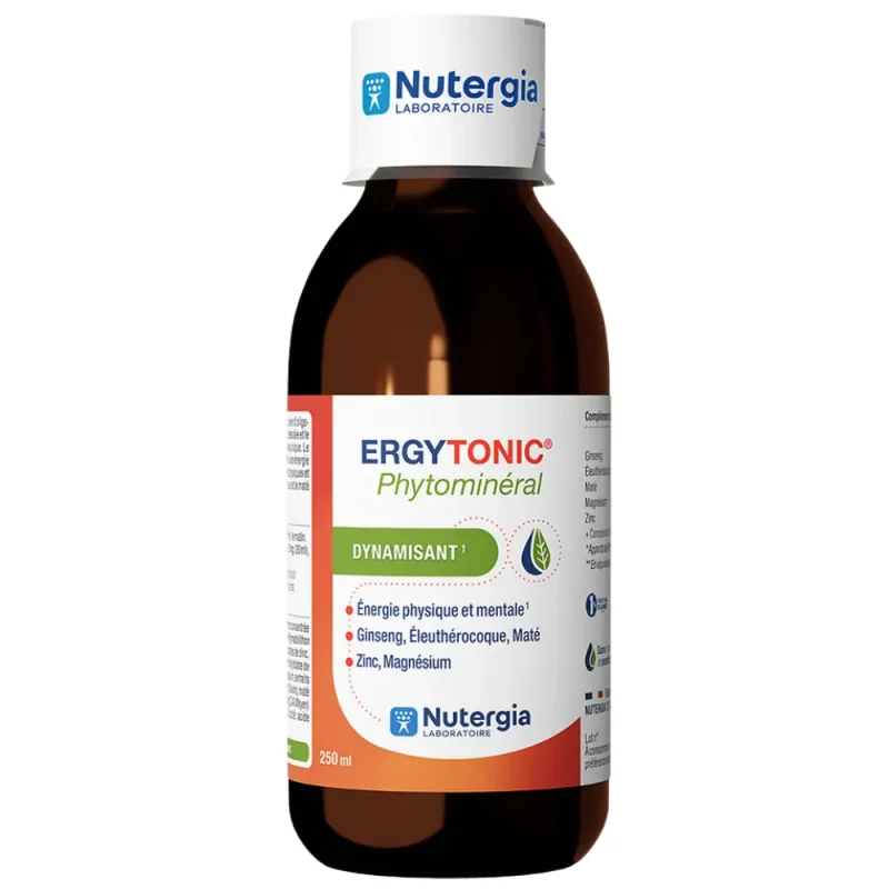 Nutergia Ergytonic Phytominéral – Tonus & Vitalité – 250 ml