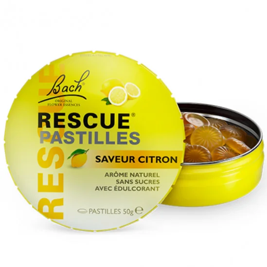 Fleur de bach rescue citron pastilles 50g