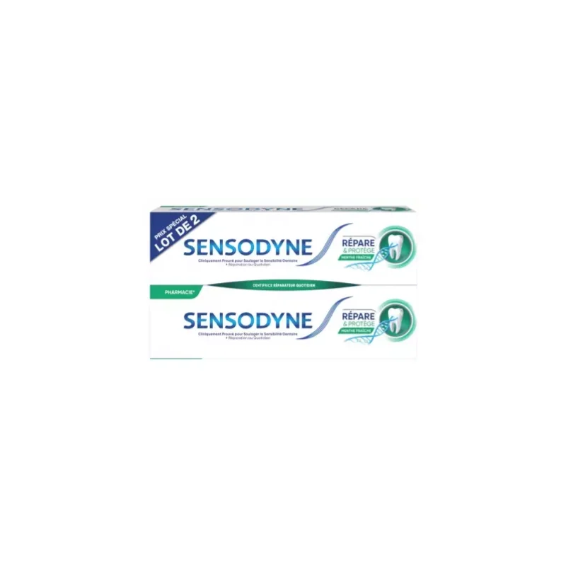 Sensodyne Menthe Fraîche Lot 2x75 ml