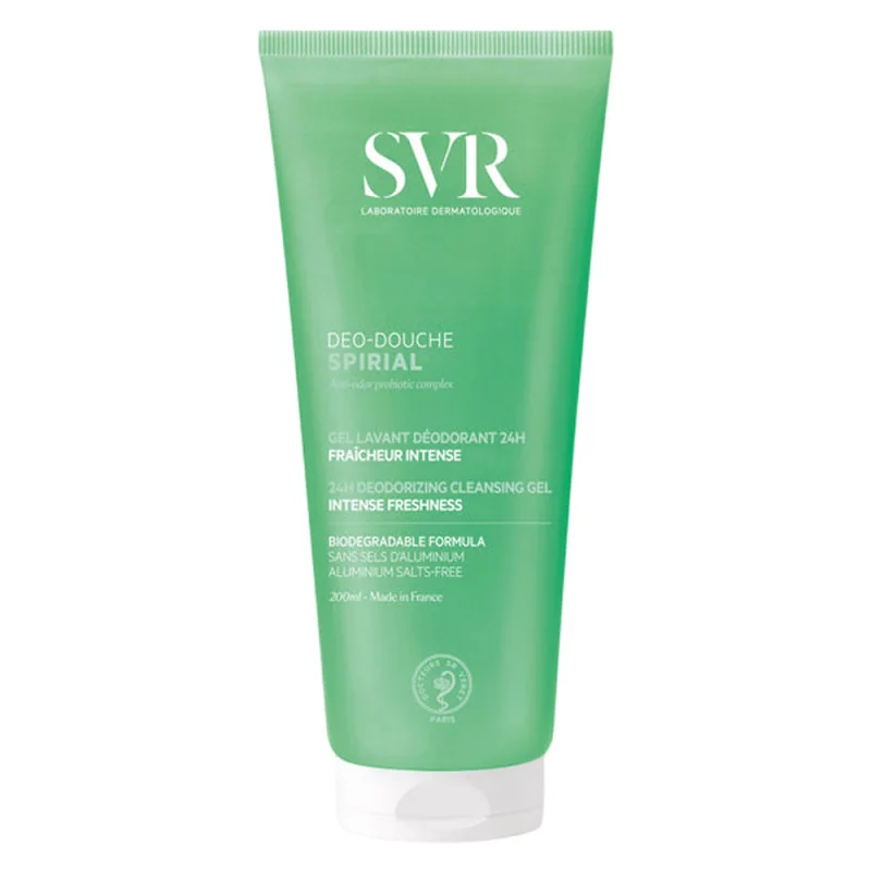 SVR Spirial Déo-Douche gel lavant déodorant 24h 200ml
