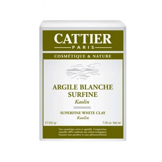 Cattier Argile Blanche Surfine Kaolin 200g