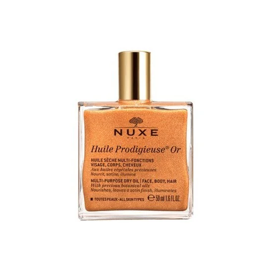 Nuxe Huile Prodigieuse Or huile sèche pailletée flacon 50ml