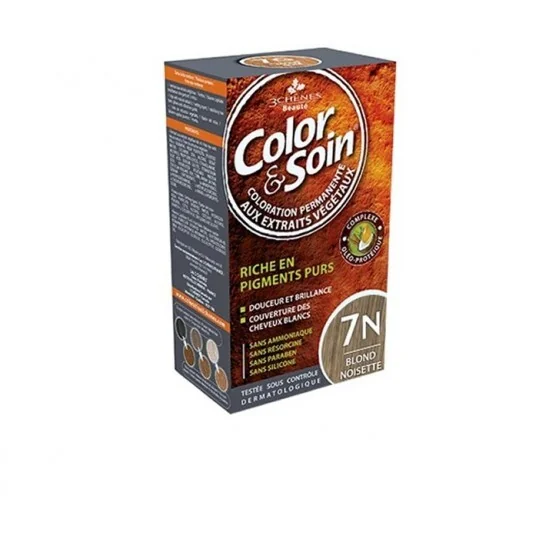Les 3 chênes color & soin 7N blond noisette 135ml