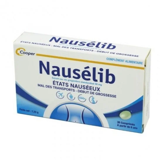 Cooper Nausélib 36 comprimés