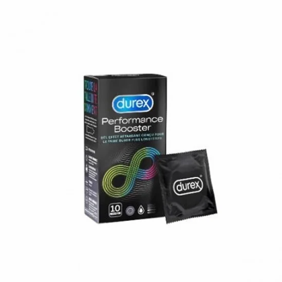 Durex préservatifs à effet retardant performance booster x10