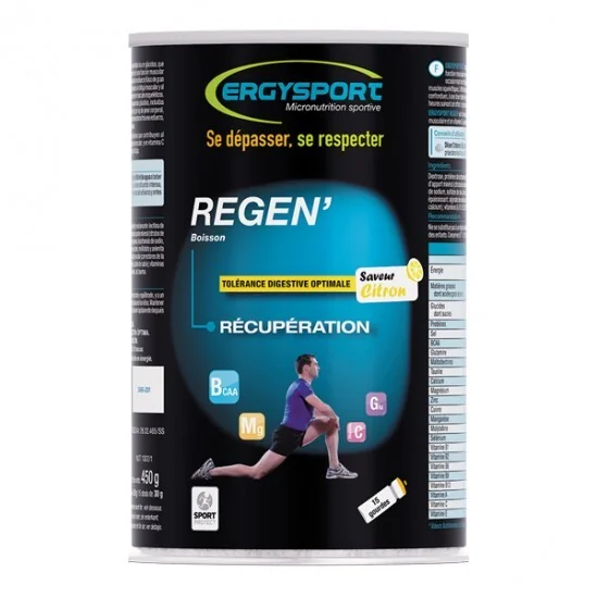 Nutergia Ergysport Boisson Regen' Citron 450g