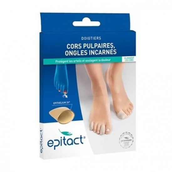 Epitact doigtiers cors pulpaires et ongles incarnés taille L x2