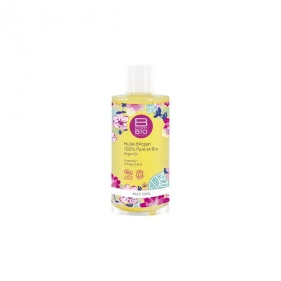 B com bio huile d’argan 100% pure et bio multi-soins 50ml
