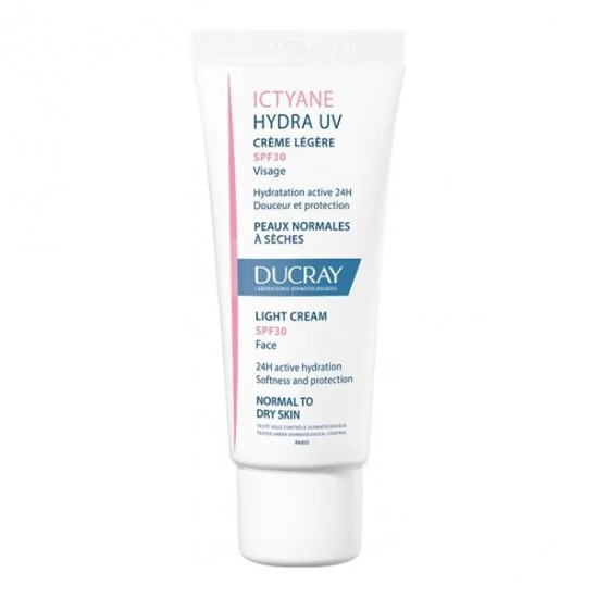 Ducray ictyane hydra uv crème légère spf30 40ml