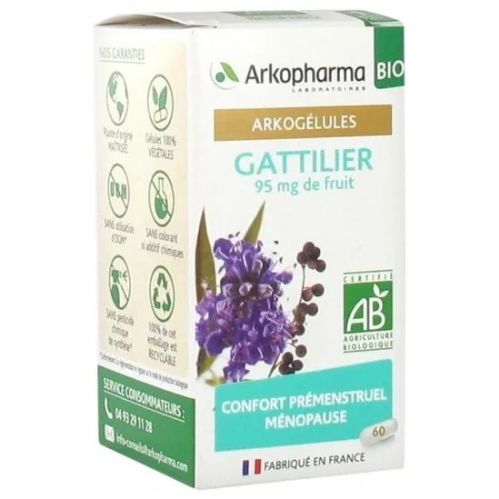 Arkopharma arkogélules gattilier bio 60 gélules