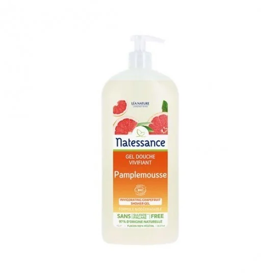 Natessance gel douche vivifiant pamplemousse 1L