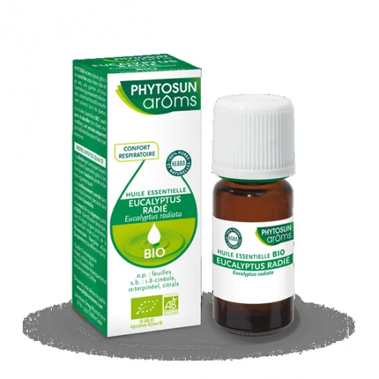 Phytosun aroms huiles essentielles eucalyptus radié bio 10ml