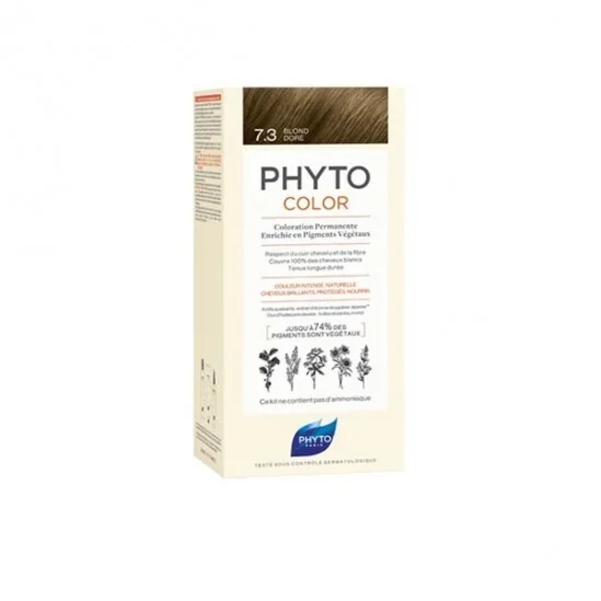 Phytocolor 7.3 blond doré coloration permanente