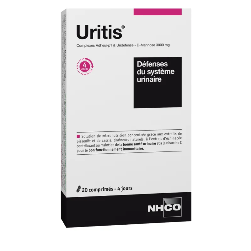 NHCO Uritis® – Défenses du système urinaire – 20 comprimés