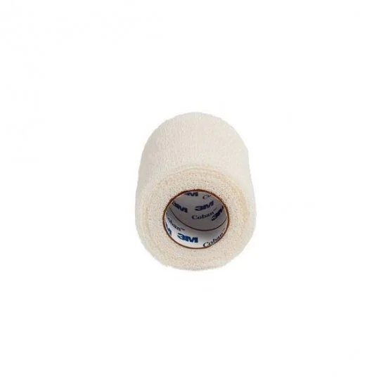 3M bande de contention cohésive élastique blanc 7cmx3m