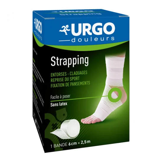 Urgo strapping bande élastique 6cmx2,5m