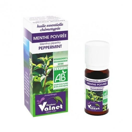 Docteur valnet menthe poivrée huile essentielle bio 10ml
