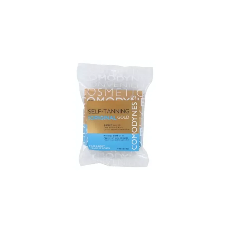 Comodynes Self tanning original fold 8 Lingettes Autobronzantes