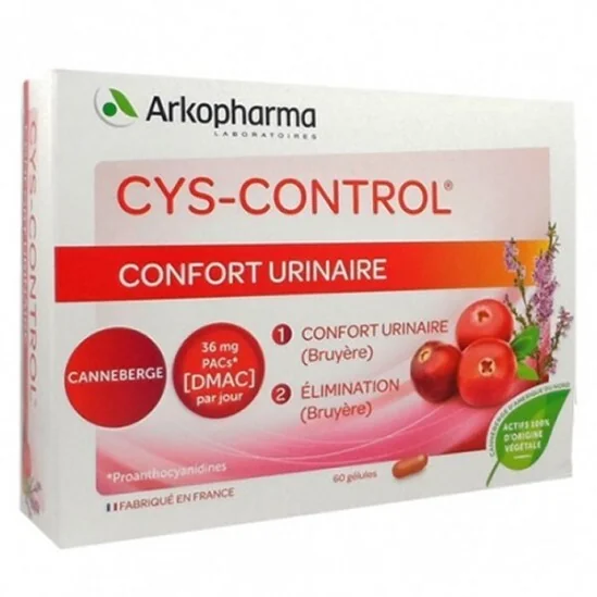 Arkopharma cys-control confort urinaire 60 gélules