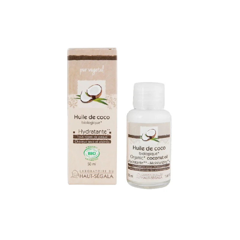 Haut segala huile végétale de coco bio 50ml