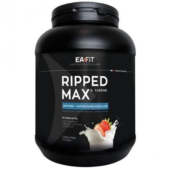 Eafit ripped max caséine fraise 750g