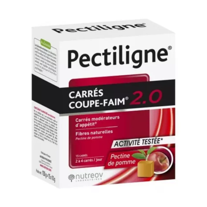 Nutreov pectiligne complément alimentaire boite 15 carres