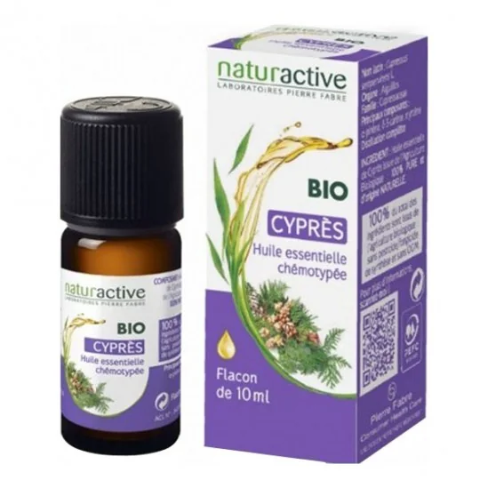Naturactive cyprès huile essentielle bio 10ml