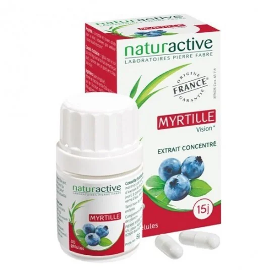 Naturactive myrtille vision 30 gélules