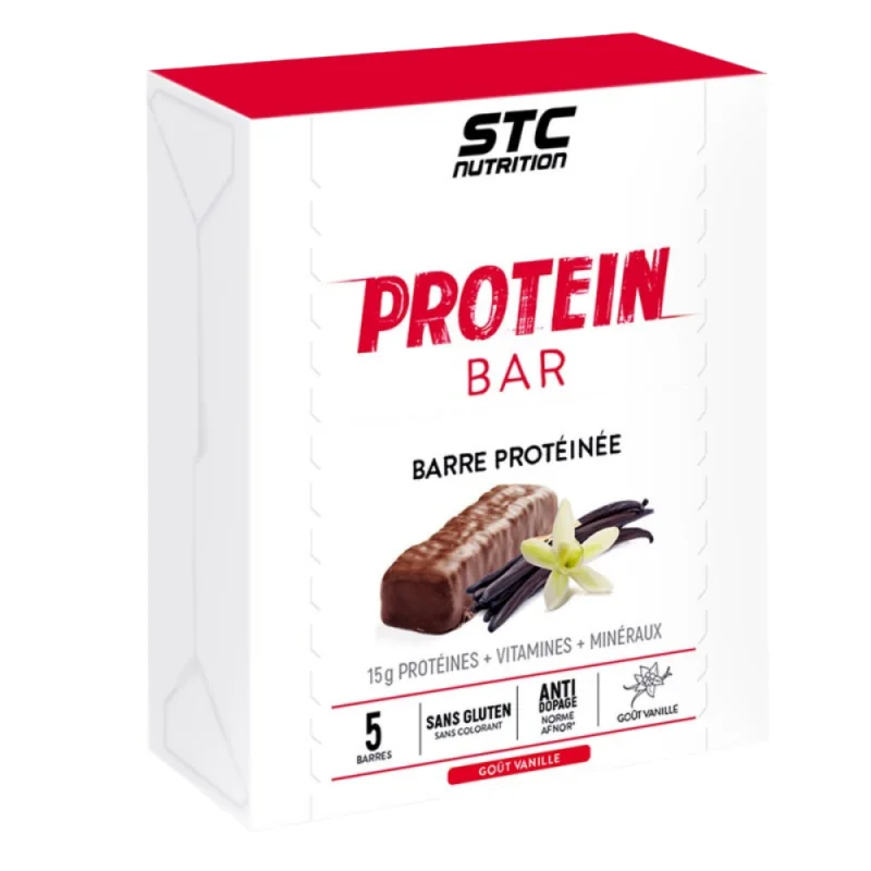 STC Nutrition Protein Bar Vanille 5x barres