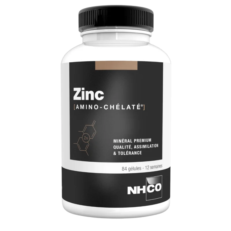 NHCO Zinc Amino-Chélaté – Peau, Immunité & Équilibre 84 gélules