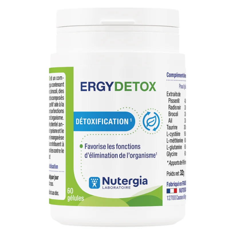 Nutergia Ergydetox 60 gélules