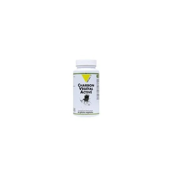 Vitall+ charbon vegetal actif 400mg 60 gélules