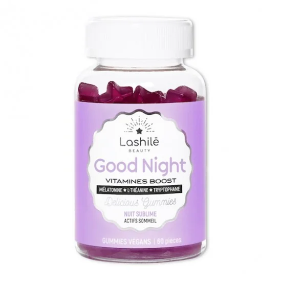 Lashilé beauty good night vitamines boost nuit sublime 60 pièces