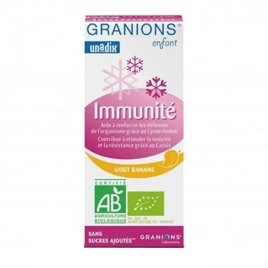 Granions enfant immunité goût banane 125ml