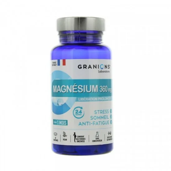 Granions magnésium 360 mg 60 comprimés