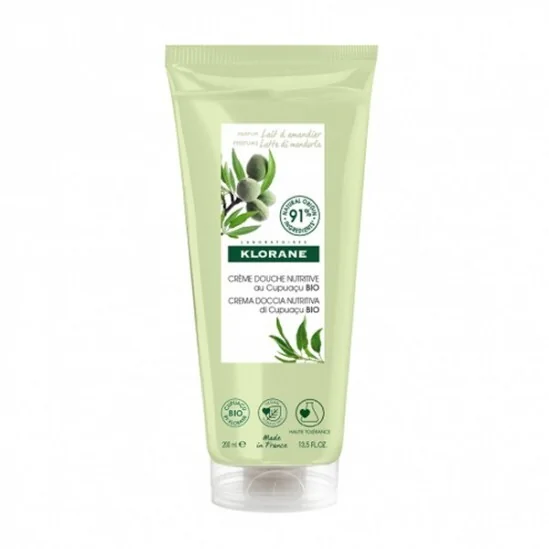 Klorane crème de douche lait d'amandier 200ml