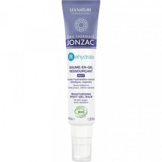 Eau thermale jonzac baume en gel ressourçant nuit 40ml