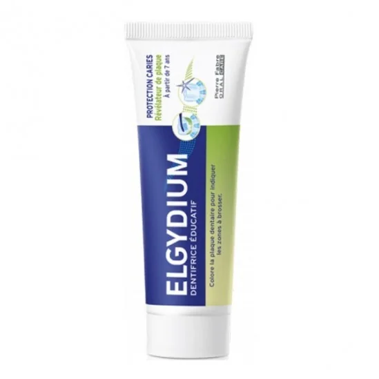 Elgydium dentifrice éducatif révélateur de plaque 50ml