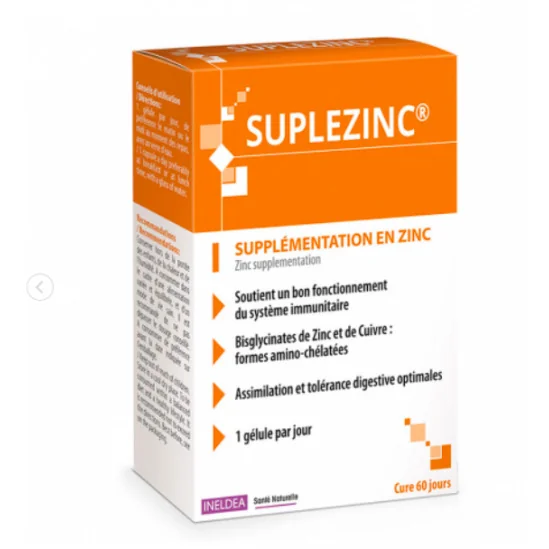 Ineldea Suplezinc Cure 60 jours