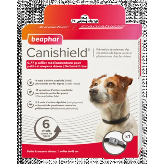 Beaphar canishield collier pour petits et moyens chien 0.77g