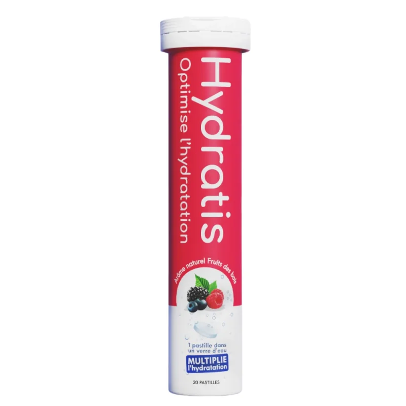 Hydratis Arôme fruit des bois 20 Pastilles Effervescentes