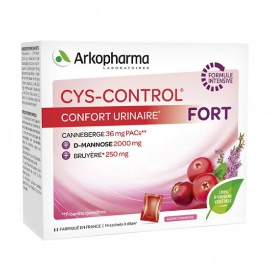 Arkopharma cys-control fort confort urinaire framboise