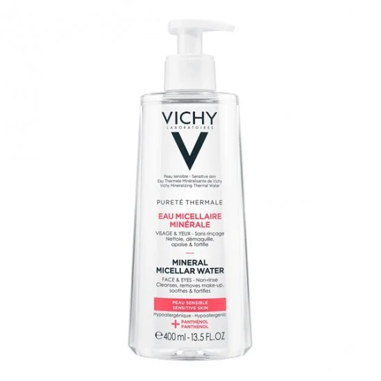 Vichy pureté thermale eau micellaire minérale 400ml