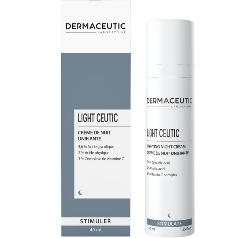 Dermaceutic Ligth Ceutic Crème de Nuit Unifiante 40ml