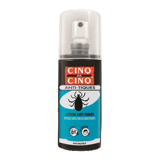 Cinq sur cinq lotion anti-tiques 100ml