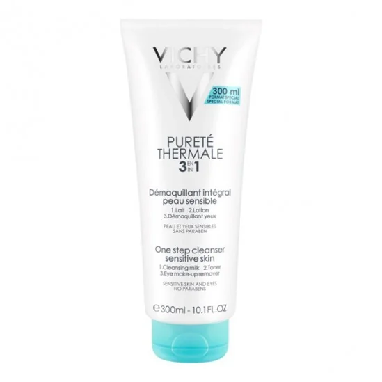 Vichy pureté thermale 3en1 démaquillant intégral peau sensible 300ml